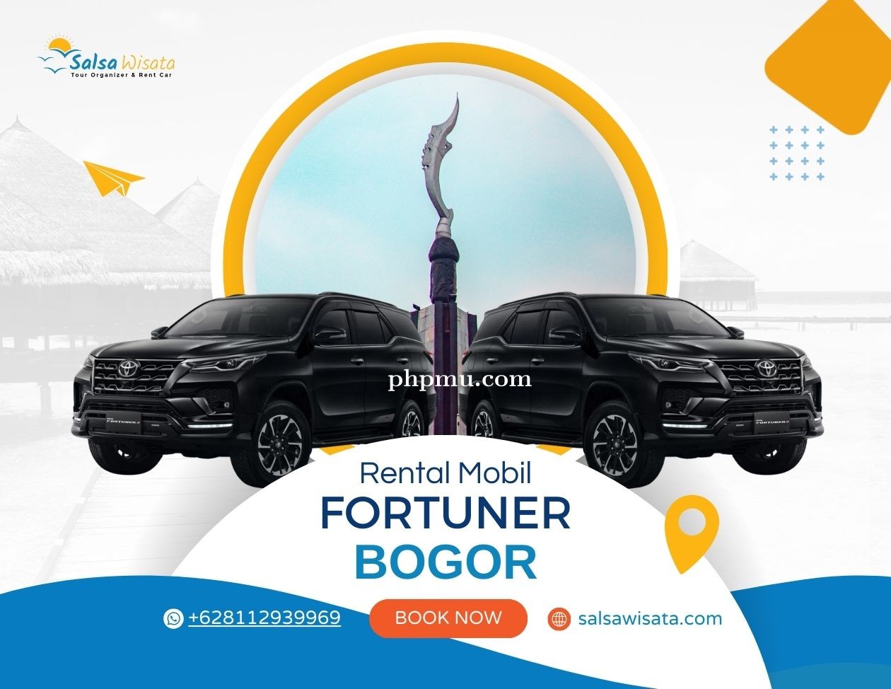 Rental Fortuner Bogor untuk Trip Curug & Alam